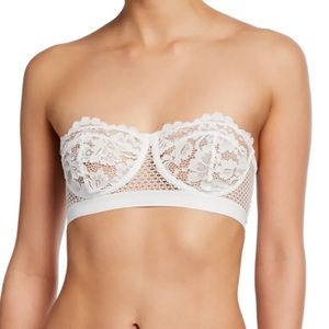 ELSE Petunia Strapless Underwire Corset Bra ivory